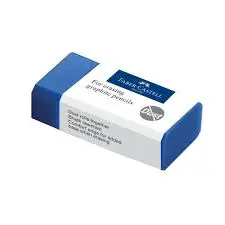 Gomme Moyenne Bleu Faber Castell 