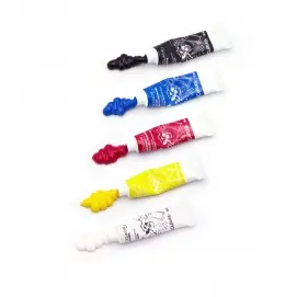 Gouache de 5 tubes 10ml ecolo