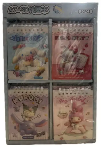 Note book 3d avec spiral 9*14cm