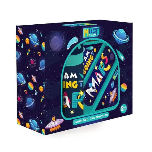 Lunch box & gourde plastique Space