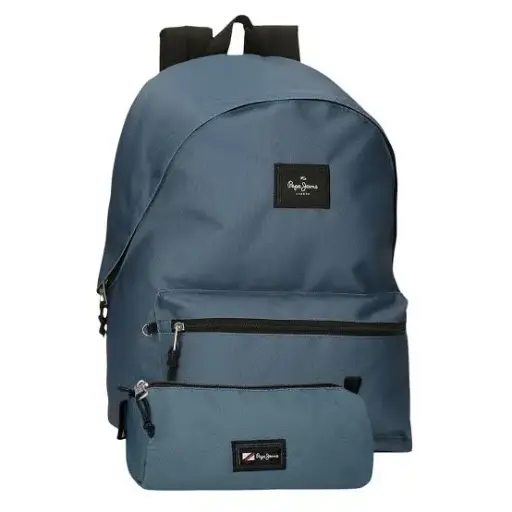 Pepe Jeans Blue- Sac à dos + Trousse