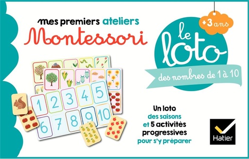 Le loto Montessori des nombres de 1 à 10