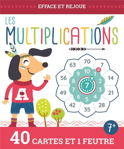 Coffret multiplications efface et rejoue