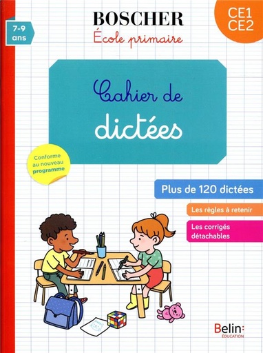 Cahier De Dictées Ce1-Ce2 - Boscher