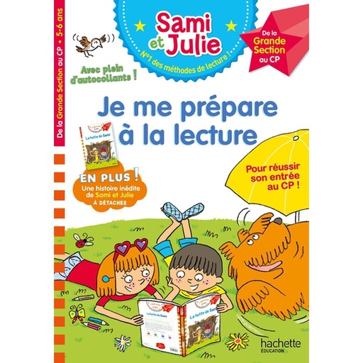 Sami Et Julie - Je Me Prépare À La Lecture De La Grande Section Au Cp - Cahier De Vacances 2022