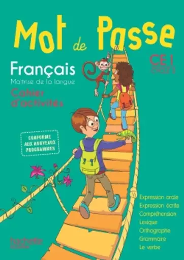 Mot De Passe Français Cahier D'Activités  Ce1