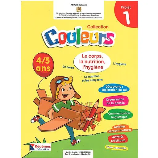 Collection Couleurs 4/5 Projet 1