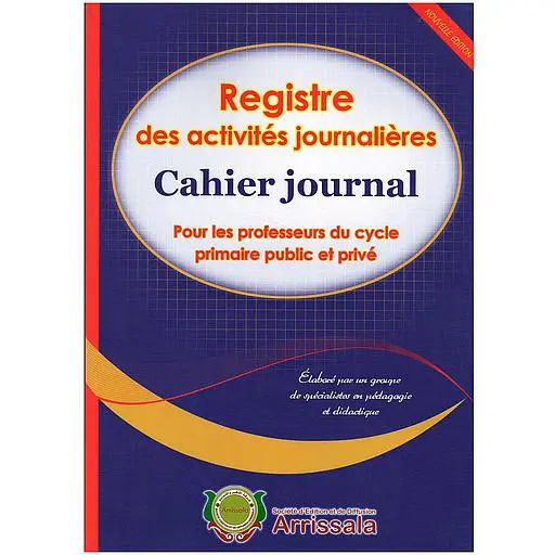 Registre Des Activites Journalieres primaire 