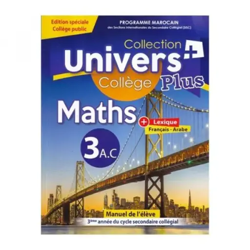 Univers Plus Math 3Ac