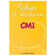 Cahier D'Ecriture Sedrap Cm1
