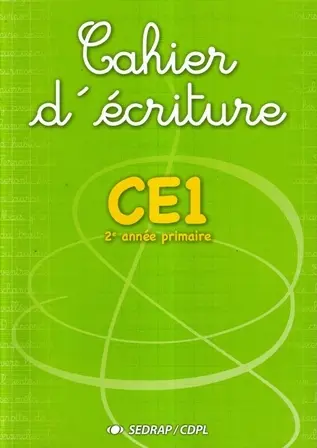 Cahier D'Ecriture Sedrap Ce1