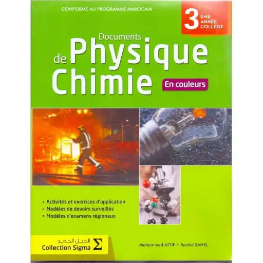 Sigma Physique-Chimie 3 Ac Cahier Documents