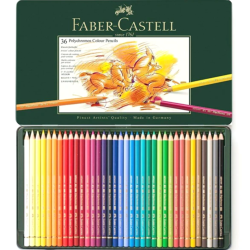 36 crayons couleurs polychromos - Faber Castell