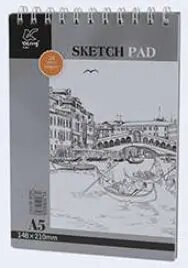 Bloc Dessin A5 Spiral Sketchpad 160G/M2 24F