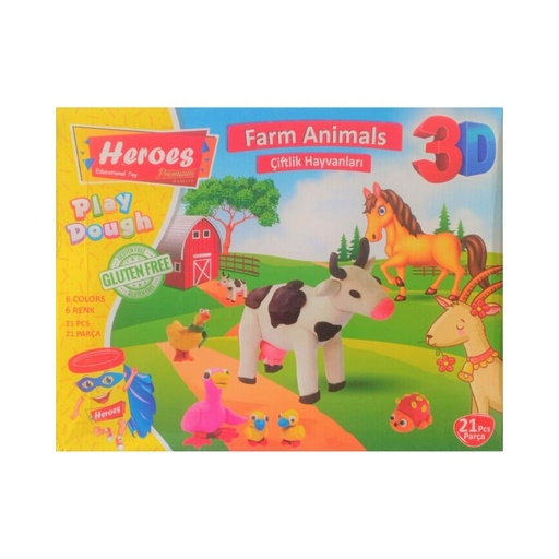 Pate A Modeler Farm Animals 3D Heroes