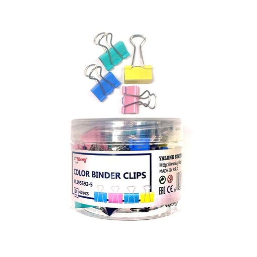 Pince A Clips Couleurs 19Mm