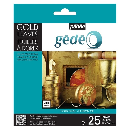 Feuilles A Dorer Or 25F - Pébéo