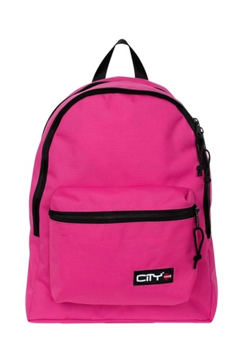 Cartable double bubblegum pink city