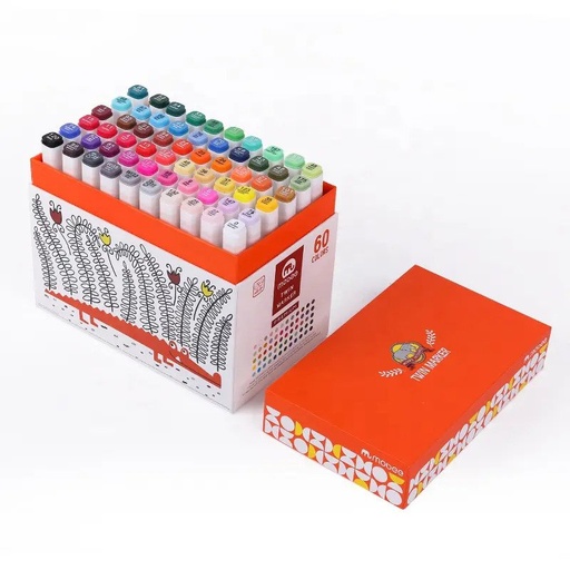 Mobee – 60 Twin Marker Alcohol Based Dual Tip