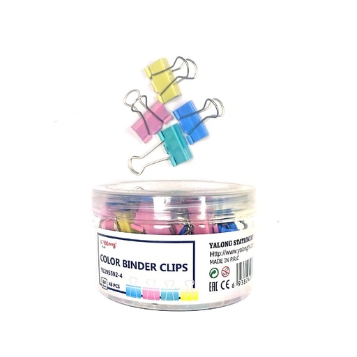 Pince A Clips Couleurs 25Mm