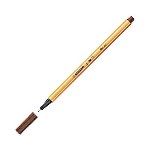 Stylo-feutre point 88 marron - Stabilo