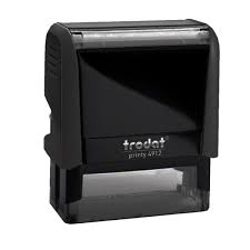 Cachet trodat noir 47x18mm 4912