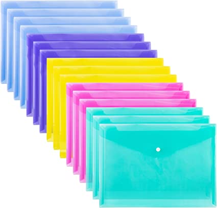 Enveloppe En Plastique Avec Bouton
