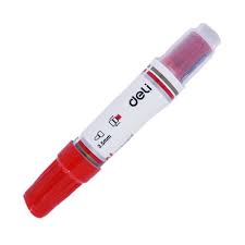 Marqueur effaçable Rechargeable Rouge DELI