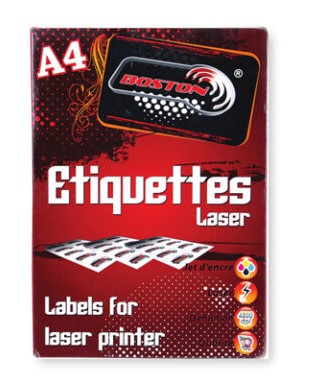 Etiquettes laser boston x21
