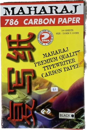 Maharaj 786 carbon paper