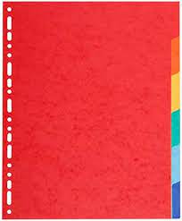 Jeux de 6 Intercalaires A4 Couleur H-Tone