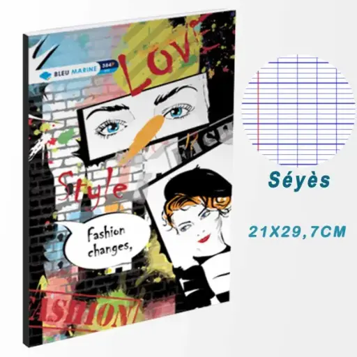 cahier broché 384P séyès 21x29 BM