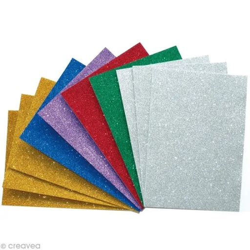 Papier Mousse Brillant adhésif A4 ecolo