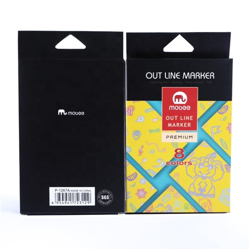 Stylo Feutre Out Line MOBEE 8 Couleurs