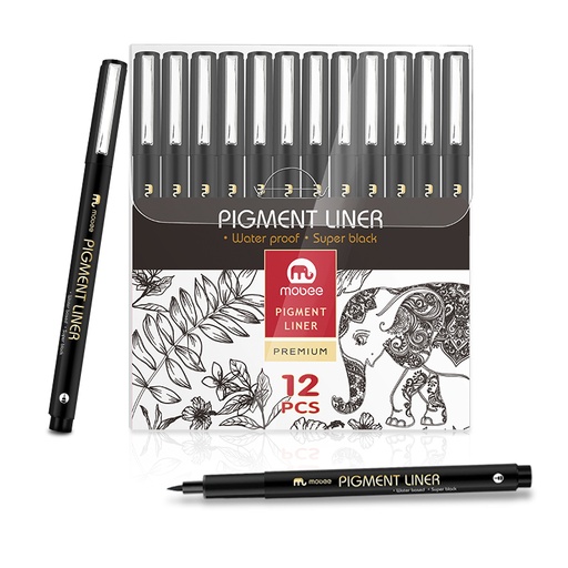Mobee Pigment Liner Drawing Pen Drafting Black