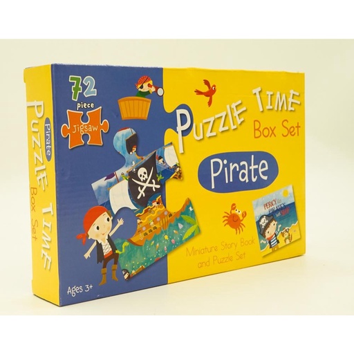 PUZZLE TIME BOX SET PIRATE