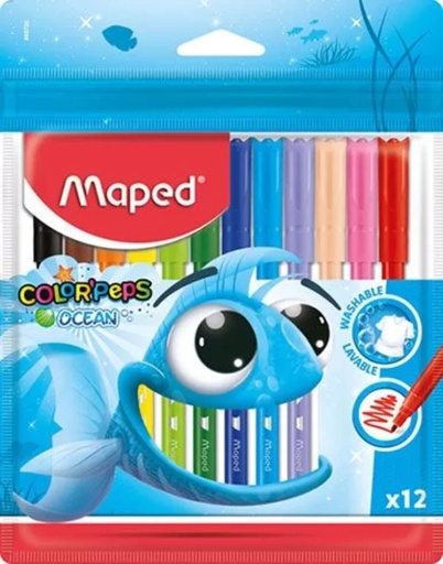 12 Feutre de coloriage Ocean