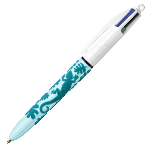 Stylo 4 couleurs BIC VELVET BLEU