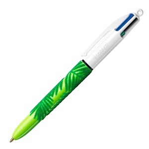 Stylo 4 couleurs BIC VELVET VERT