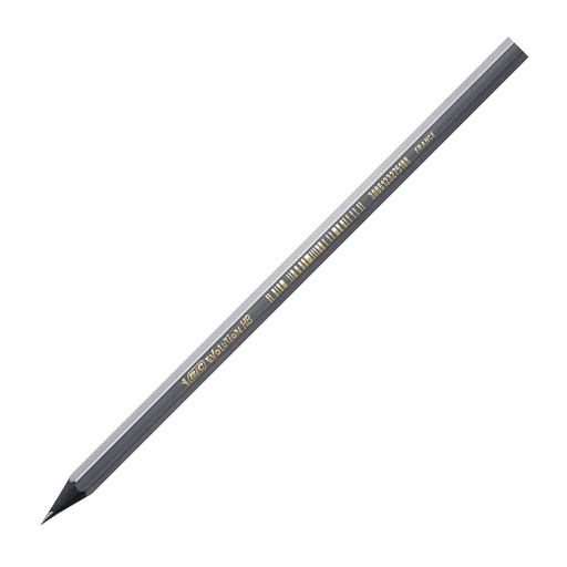 Crayon noir bic evolution gris