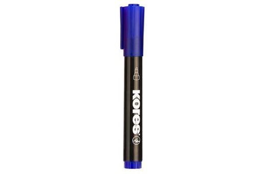 Marqueur permanent bleu