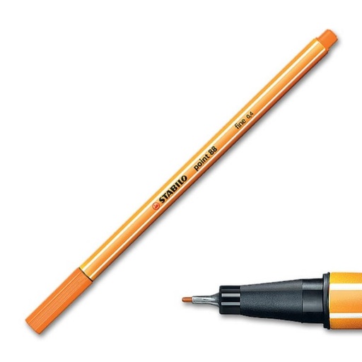 Stylo-feutre point 88 orange - Stabilo