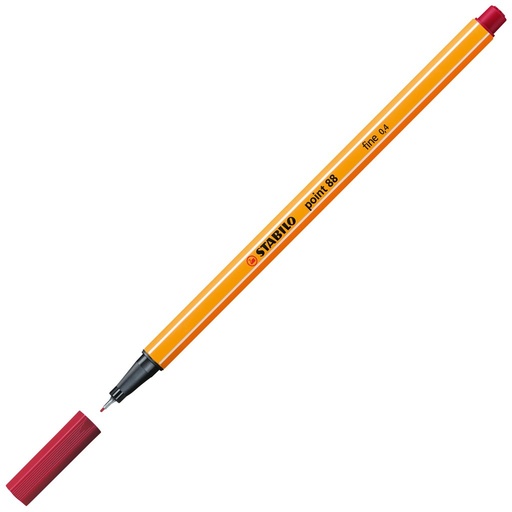 Stylo-feutre point 88 rouge fonce