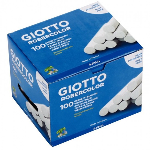 Craie Blanche boite de 100 - GIOTTO ROBERCOLOR