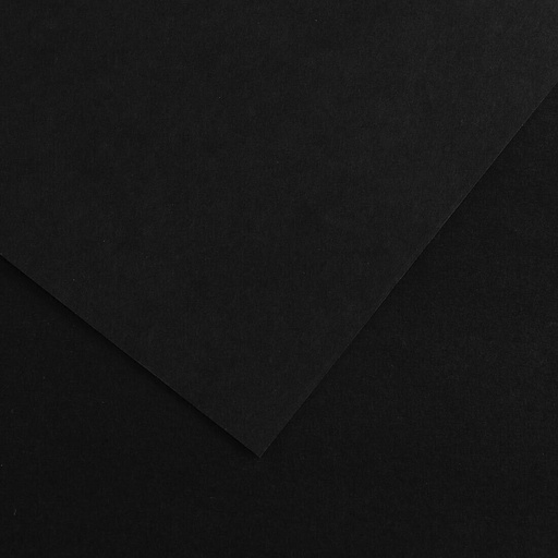 Feuille de dessin 50x65 cm noir 150g(n°38)