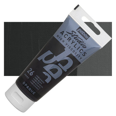 ACRYLIQUE FINE STUDIO 100ml N26 NOIR DE MARS - Pébéo