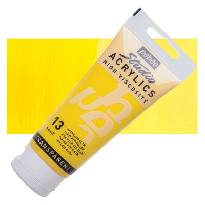 ACRYLIQUE FINE STUDIO 100ml N13 JAUNE AZO CLAIR - Pébéo