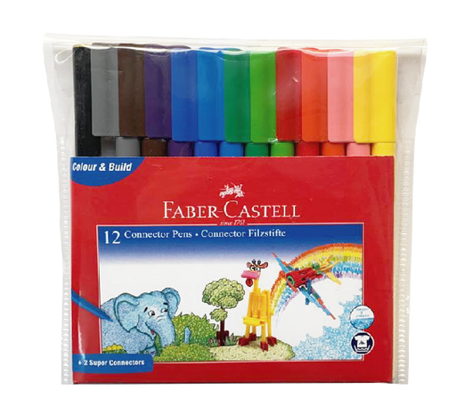 12 Feutres Connectors - Faber Castell