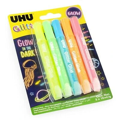 UHU Glitter Glow in the dark