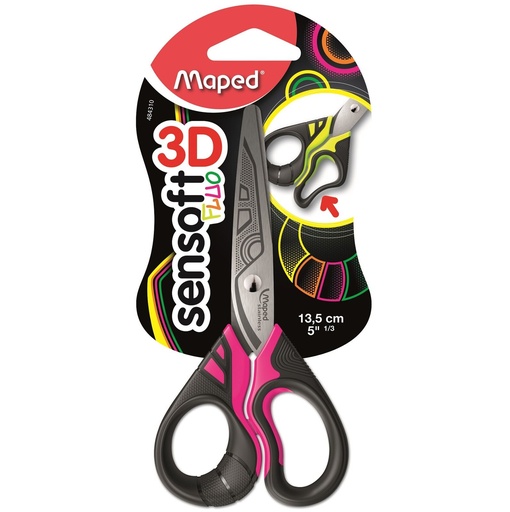 Ciseaux sensoft fluo - MAPED